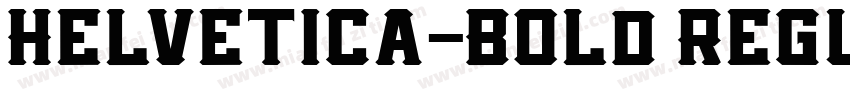Helvetica-Bold Regul字体转换